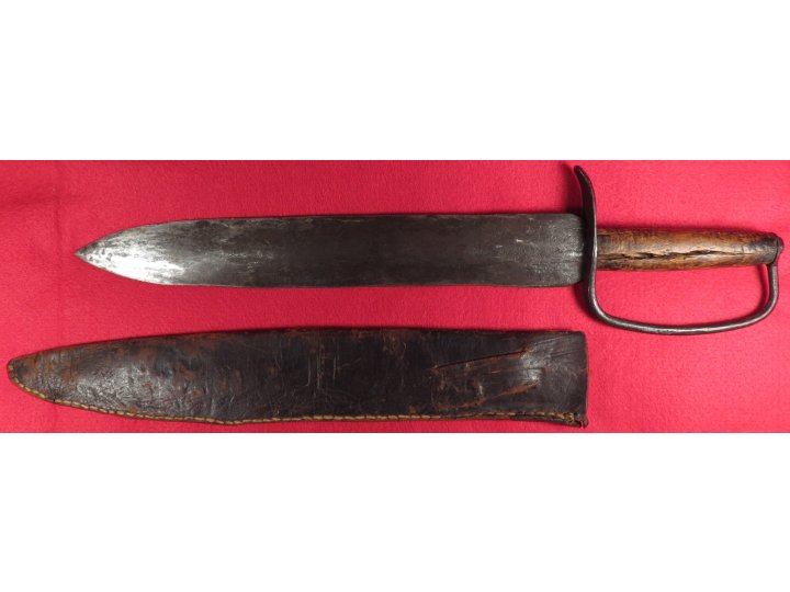 Confederate “D” Guard Bowie Knife with Scabbard